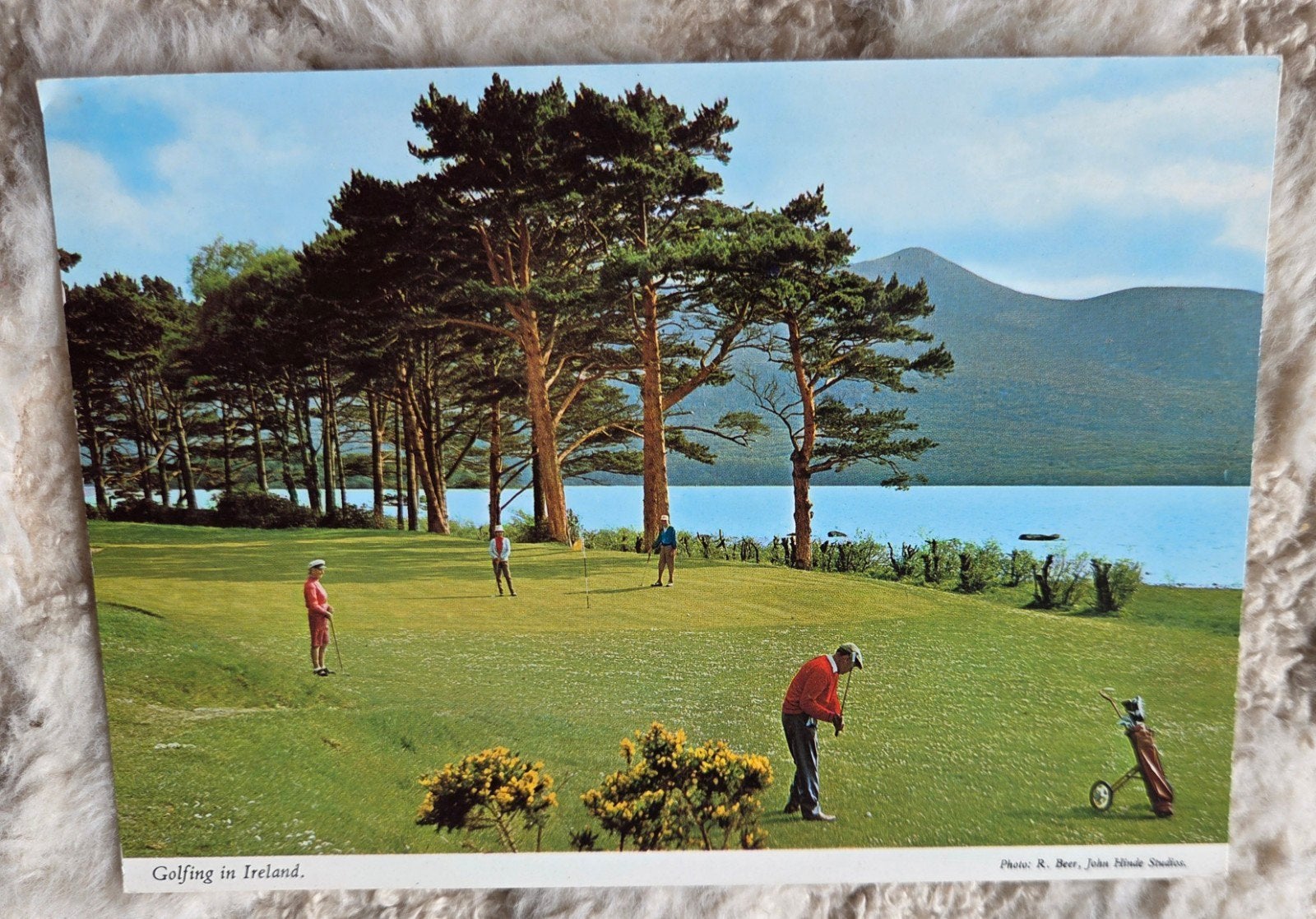 Golfen in Ierland (1971), Verzamelen, Verzenden, 1960 tot 1980, Gelopen, Sport en Spel