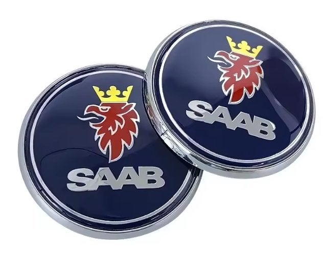 Saab Embleem 68mm 2 Pins Kofferbak 9-3 - Nieuw, Ophalen of Verzenden, Nieuw