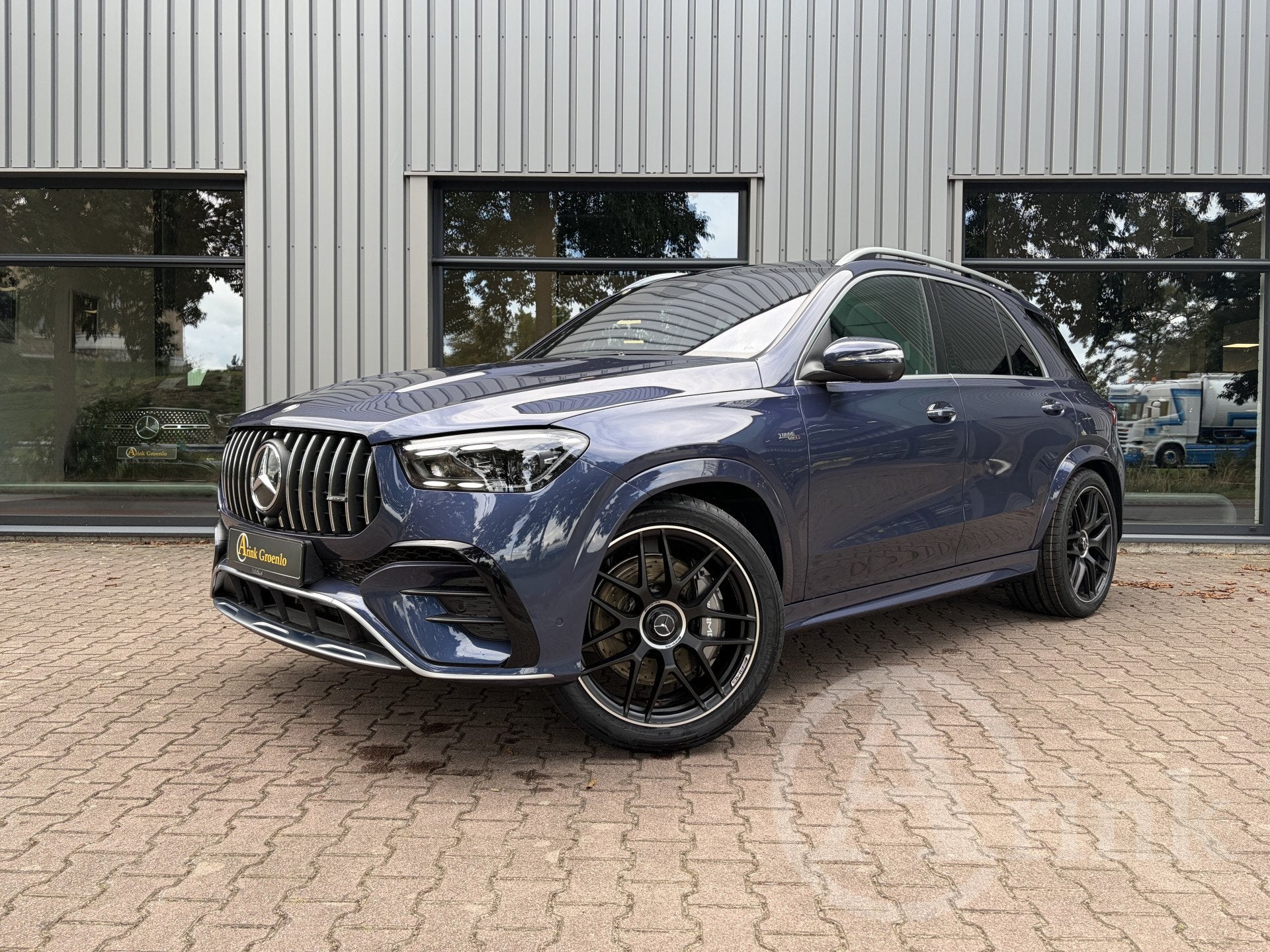 Mercedes-Benz GLE AMG 53 Hybrid 4MATIC+ Premium Plus Pakket,, Auto's, Automaat, 77 km/l, Gebruikt, Blauw
