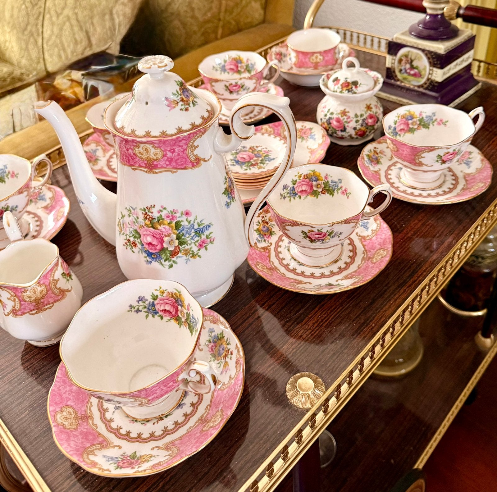 Prachtig Royal Albert - Lady Carlyle servies (Compleet), Ophalen of Verzenden