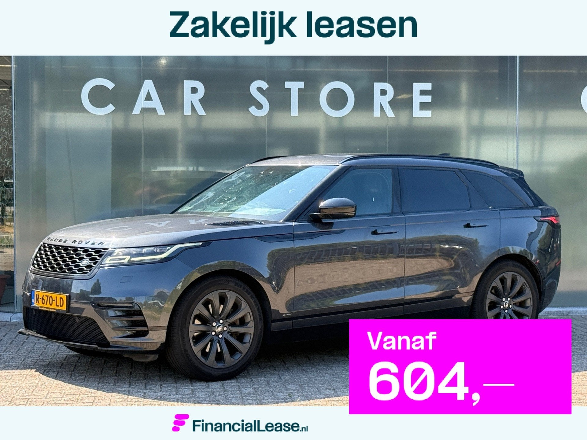 Land Rover Range Rover Velar P300 300pk Turbo AWD HSE R-Dyna, Gebruikt, 4 cilinders, Bedrijf, Vierwielaandrijving