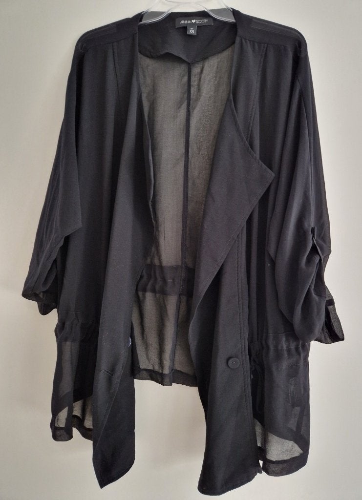 Anna Scott jasje XXL, nieuwstaat, Zwart, Maat 46/48 (XL) of groter, Anna Scott, Ophalen of Verzenden