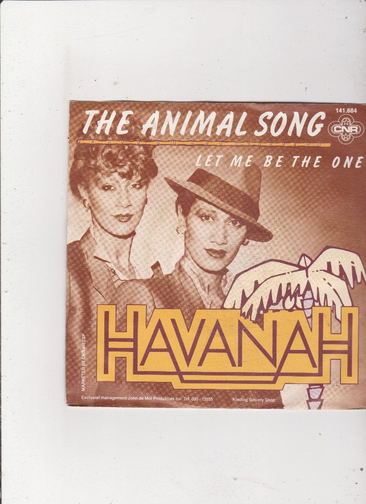 Single Havanah - The animal song, Ophalen of Verzenden, Gebruikt, 7 inch
