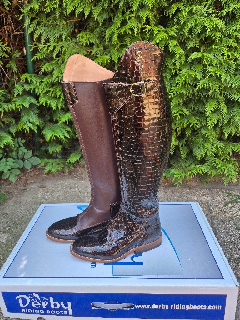 Derby rijlaarzen, Dressuur, Overige merken, Ophalen of Verzenden, Sierdetails