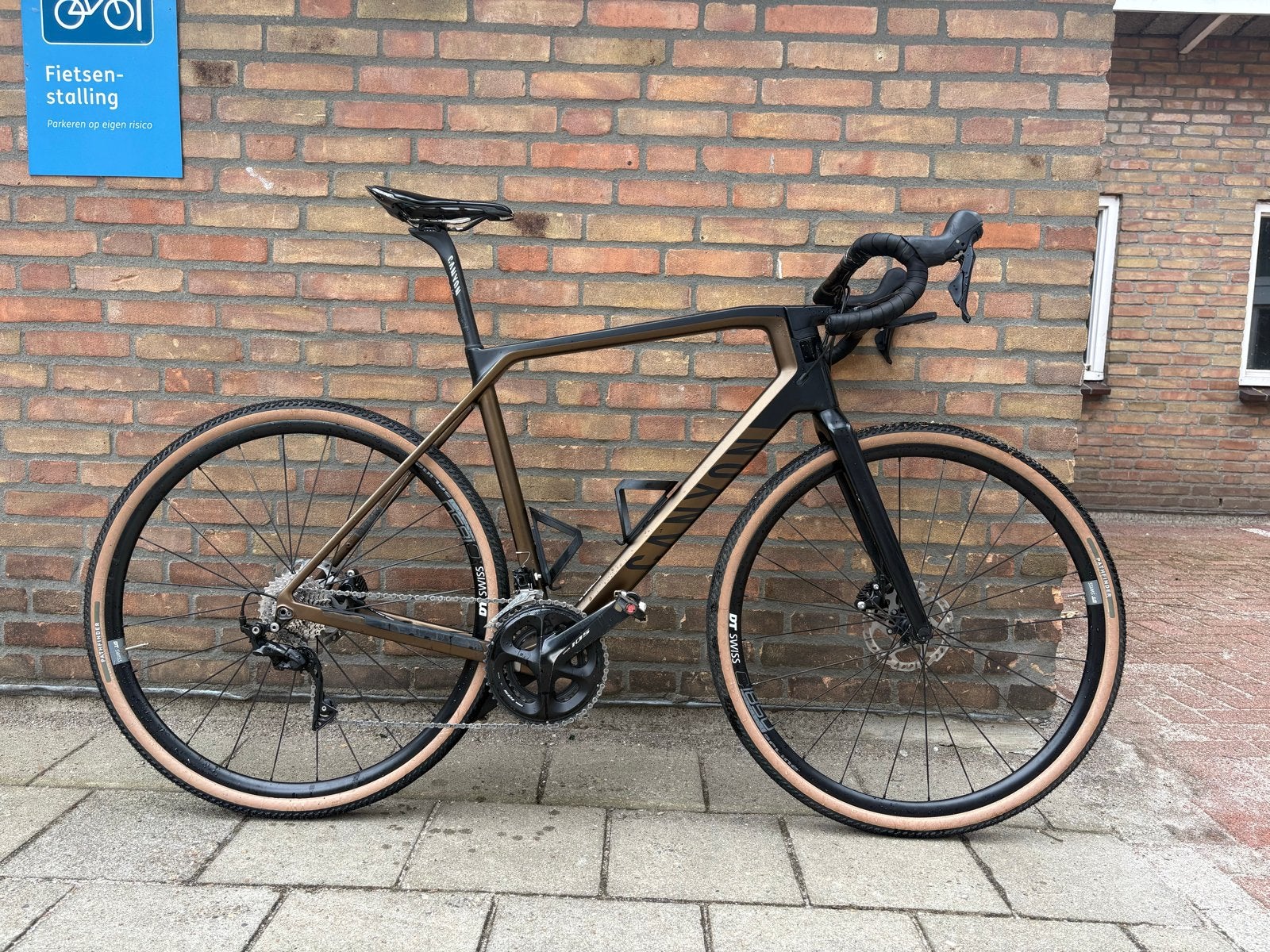 Canyon grail CF SL 7 Gravelbike, 28 inch, 10 tot 15 versnellingen, Zo goed als nieuw, Schijfrem