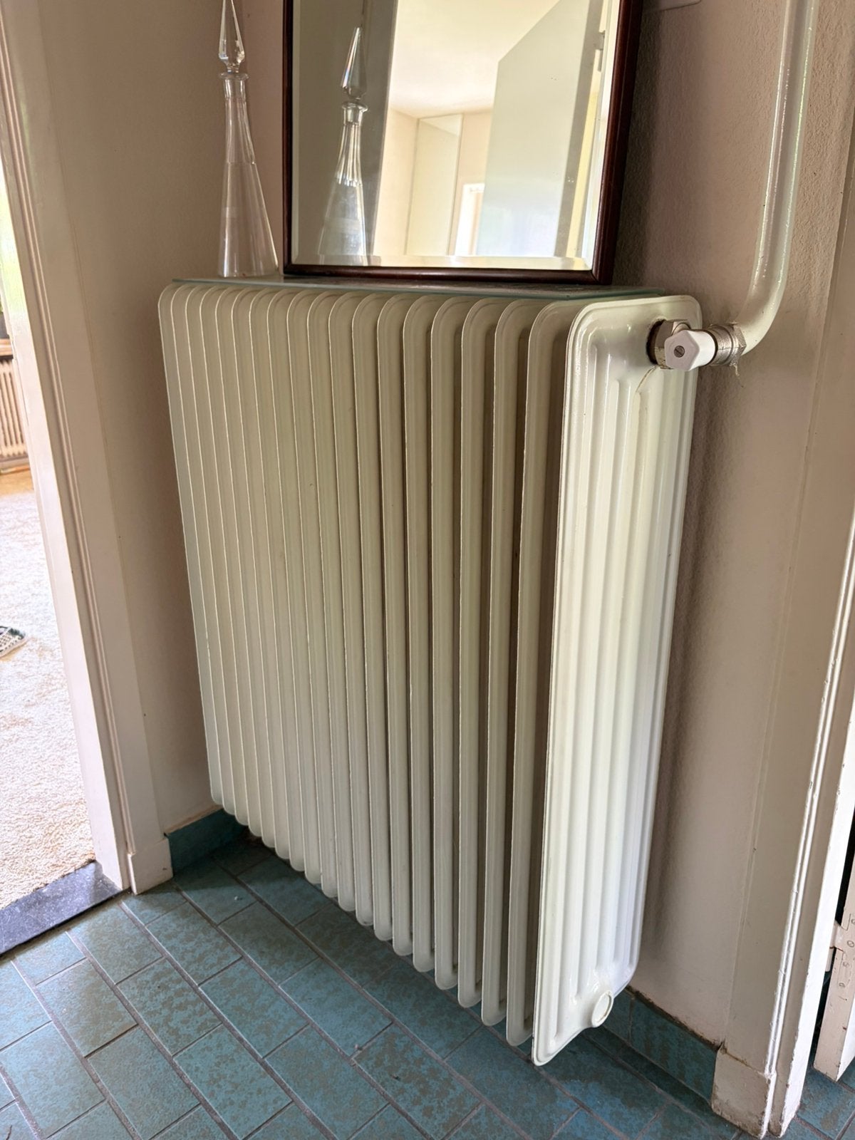 Vintage radiator, Doe-het-zelf en Verbouw, Verwarming en Radiatoren, Ophalen, Gebruikt, Radiator, 60 tot 150 cm