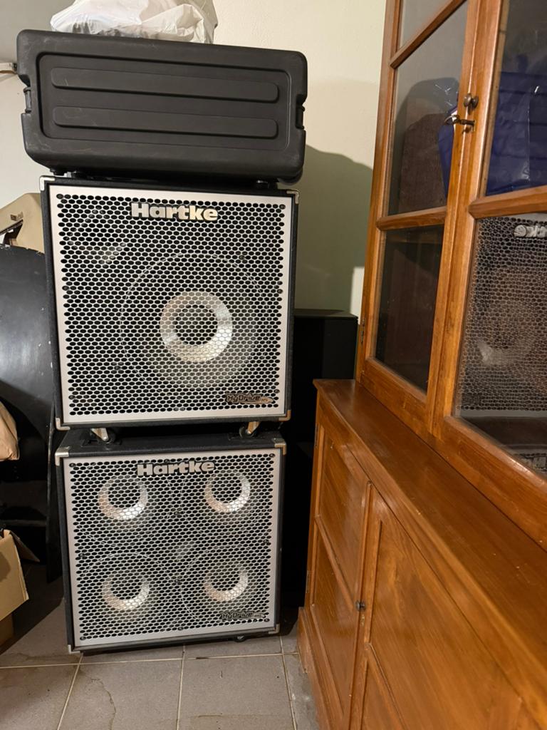 Hartke geluid boxen incl versterker, Ophalen, Zo goed als nieuw, 100 watt of meer