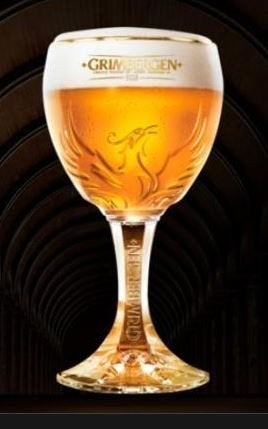 3 Nieuwe Grimbergen Bierglazen, Ophalen of Verzenden, Nieuw, Glas of Glazen, Overige merken