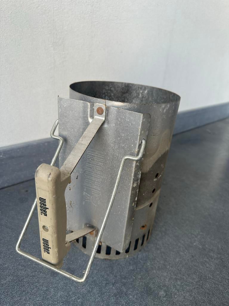 Weber Rapidfire Starter BBQ Houtskoolstarter, Ophalen of Verzenden, Gebruikt