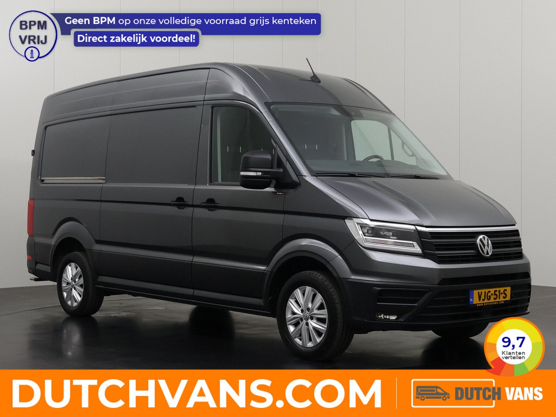 Volkswagen Crafter 2.0TDI 177PK Automaat L3H3 | Led | Exclus, Auto's, Stof, Gebruikt, 4 cilinders, Volkswagen