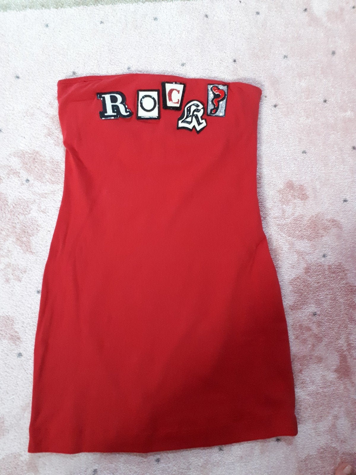 Miss Sixty strapless jurkje rood, Ophalen of Verzenden, Zo goed als nieuw, Boven de knie, Rood