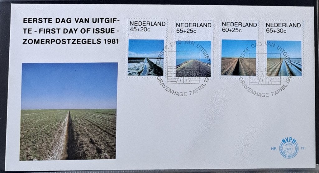 Envelop - 191.1981.Zomerzegels, Ophalen of Verzenden, Onbeschreven, Nederland