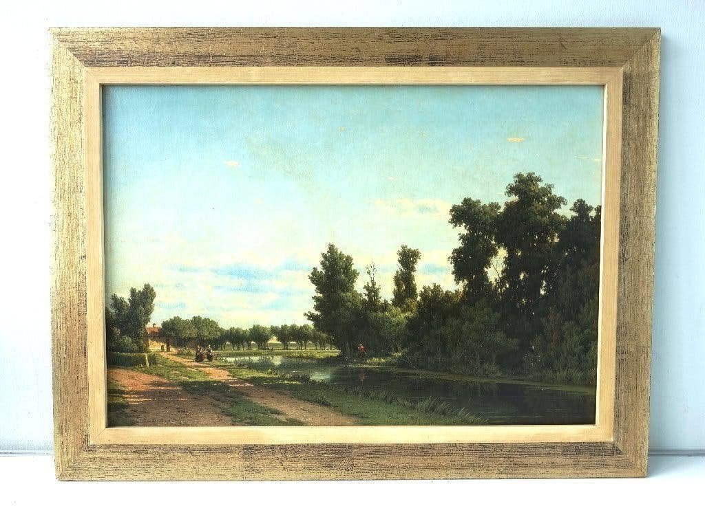 Jacob Jan van der Maaten (1820–1879) - Landschap, Antiek en Kunst, Kunst | Schilderijen | Klassiek, Doek, Ophalen of Verzenden
