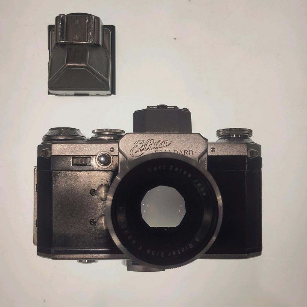 Edixa reflex met Biotar! (film tested!), Ophalen of Verzenden, Spiegelreflex, Overige Merken