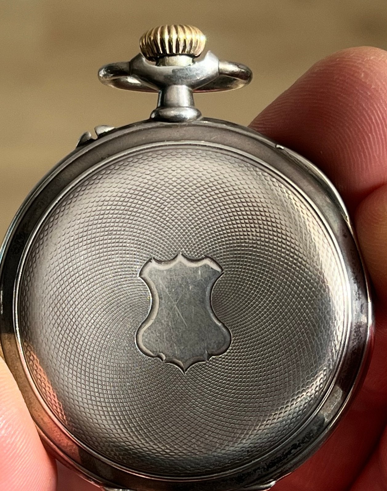 Antiek Zilveren Billodes (Zenith) Zakhorloge uit 1900, Overige merken, Zakhorloge, 1900 tot 1930, Ophalen of Verzenden