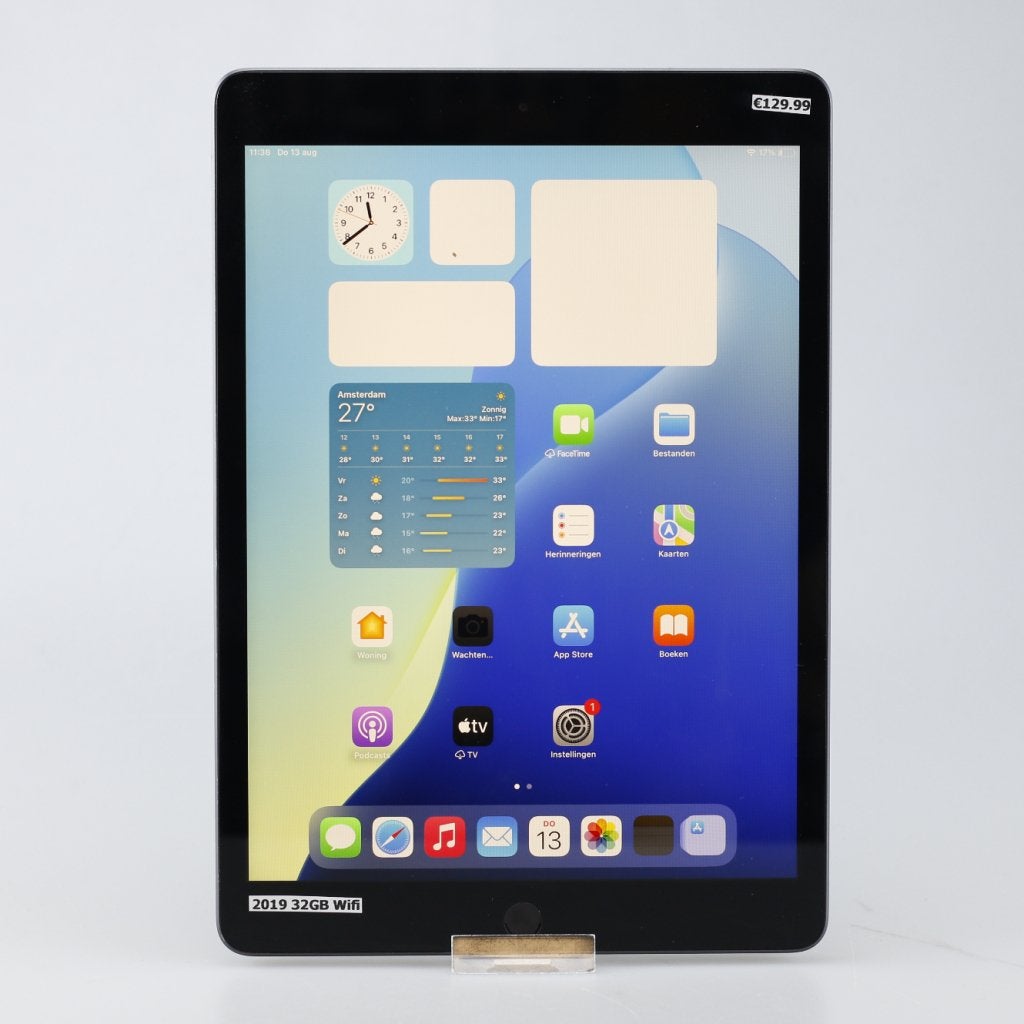 iPad 2019 32GB Wifi Space Gray, Apple, Zo goed als nieuw, Support@apple.com, One Apple Park Way
Cupertino, CA 95014
United States