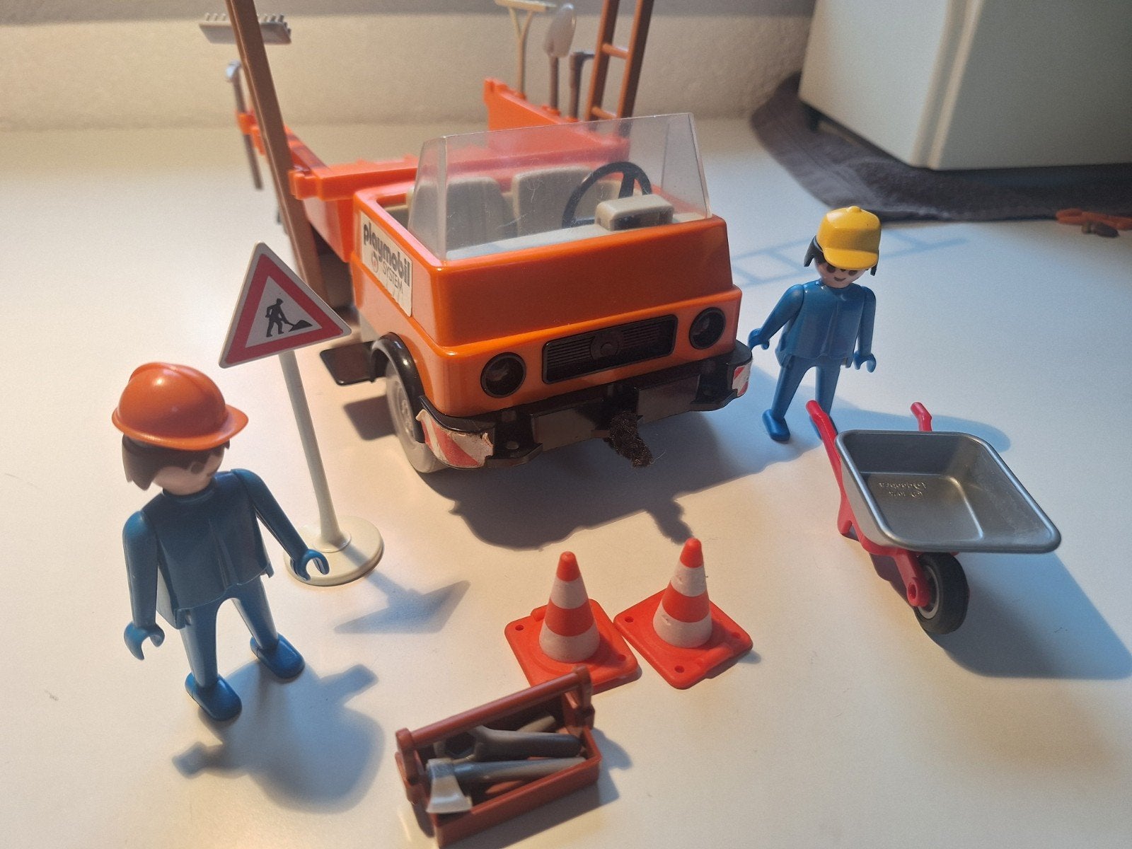 Playmobil wegenbouw voertuig uit 1974, Ophalen of Verzenden, Gebruikt