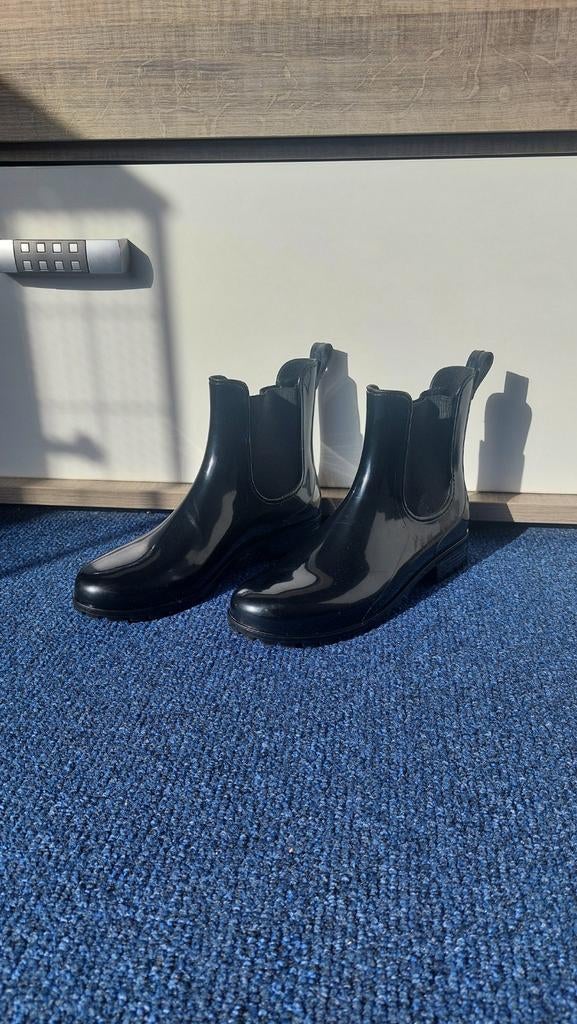 Zwarte laarzen maat 40, Kleding | Dames, Schoenen, Made in Italy, Zwart, Ophalen of Verzenden, Regenlaarzen