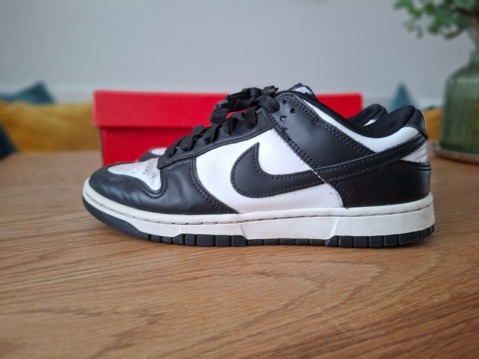Nike Dunk Low Retro Panda (maat 40 / 6) met doos, Ophalen of Verzenden