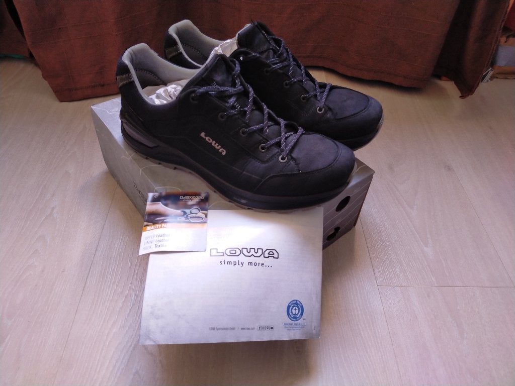 Lowa Renegade evo ll lo maat 46 wandel schoenen heren, Zwart, Ophalen of Verzenden, Zo goed als nieuw, Wandelschoenen of Bergschoenen