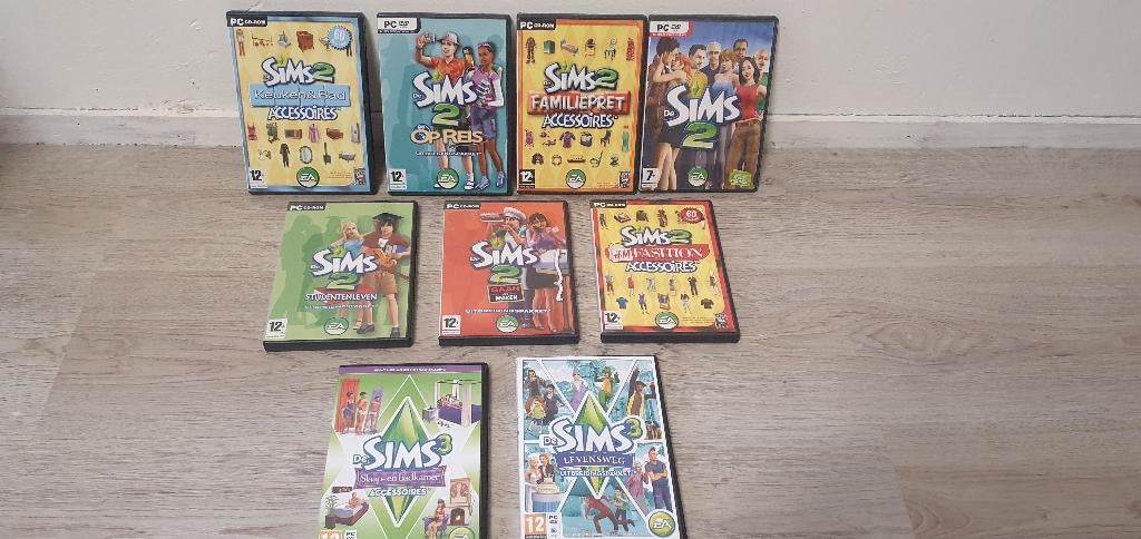 te koop 9 verschillende sims pc spellen, Avontuur en Actie, Eén computer, Ophalen of Verzenden, Vanaf 7 jaar