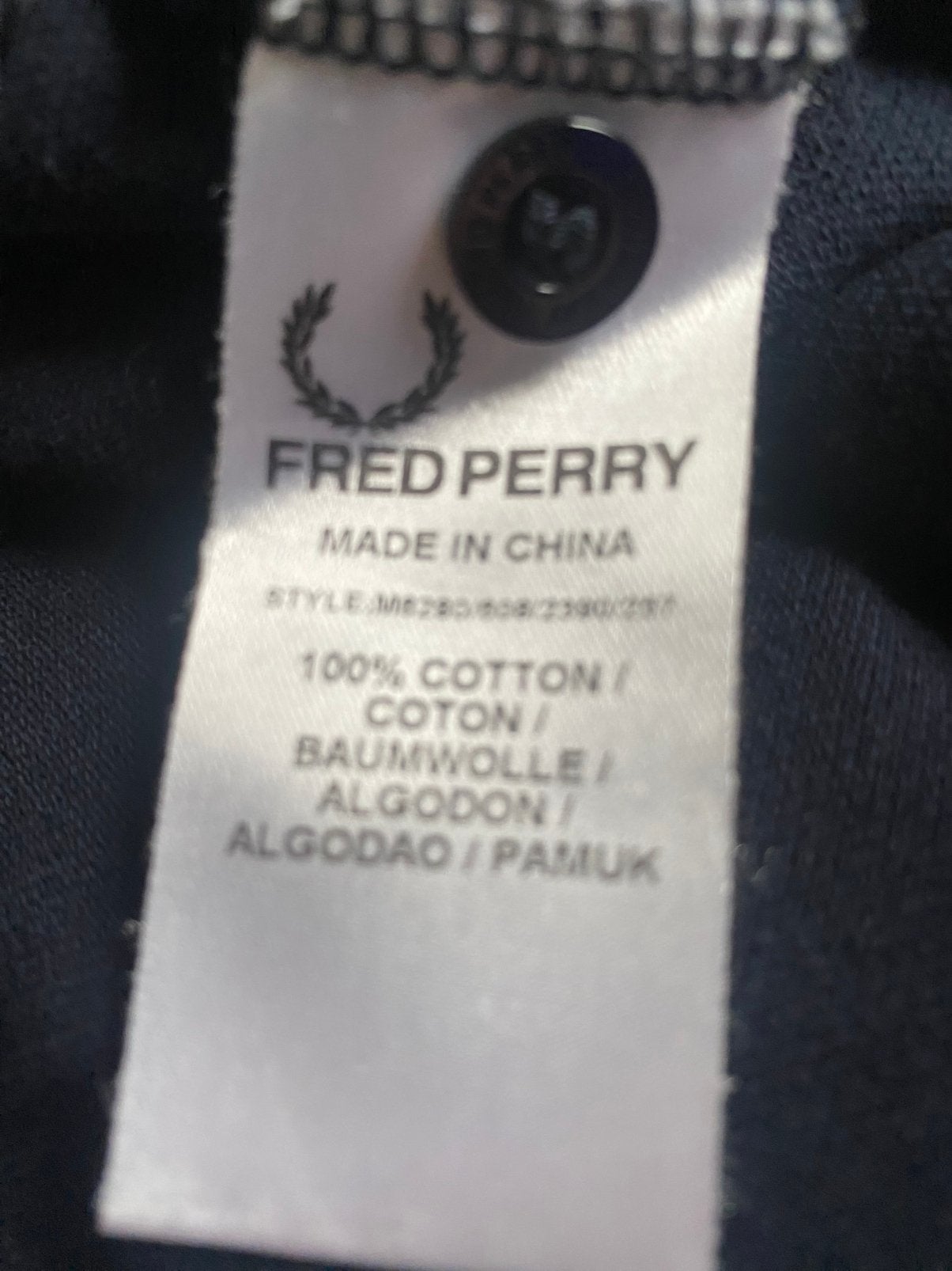 Fred Perry polo nette staat, Verzenden, Gedragen, Maat 48/50 (M), Blauw