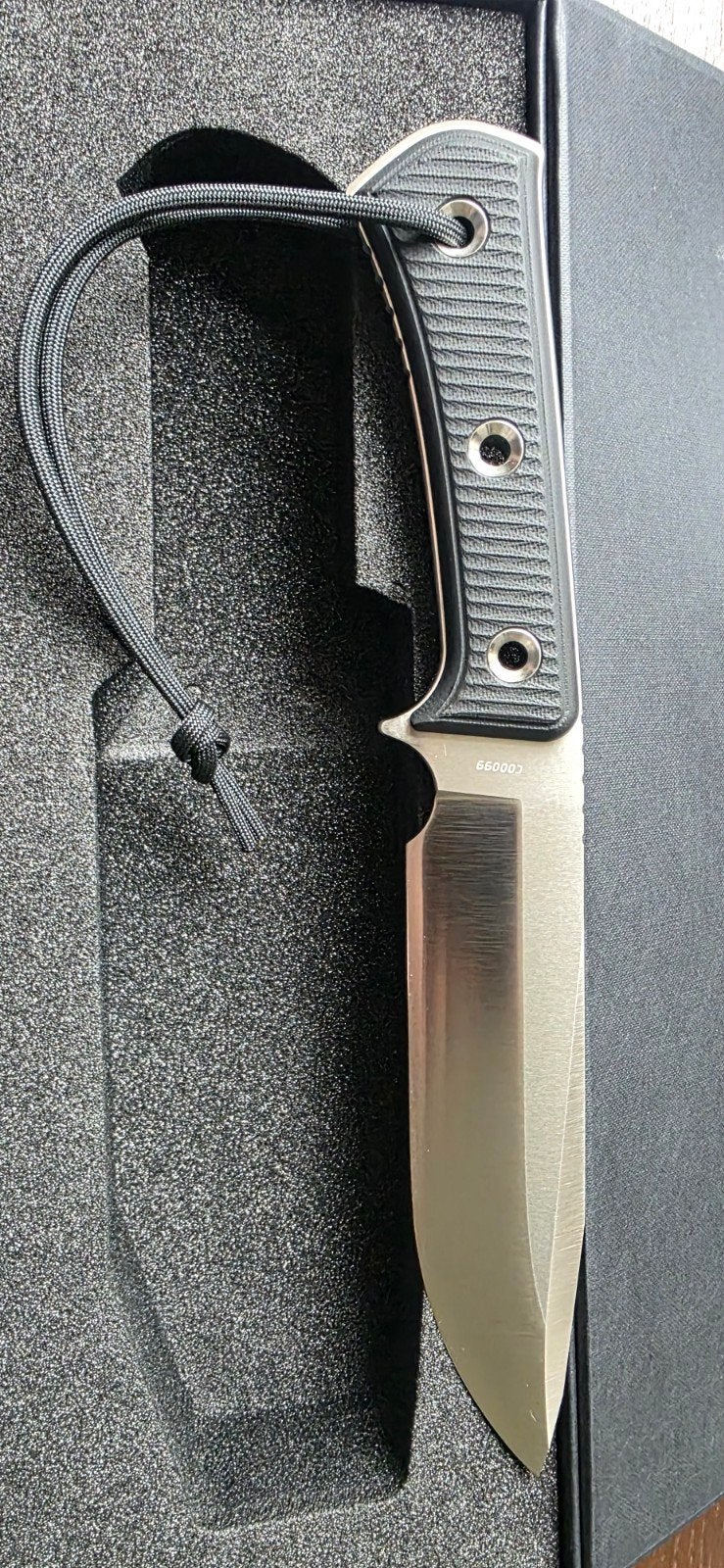 TRC Knives Apocalypse ELMAX Convex Black G-10, Ophalen of Verzenden, Nieuw