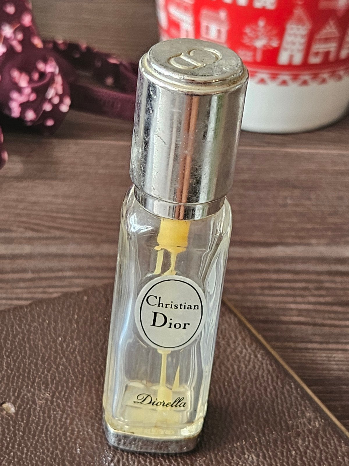 Christian Dior Diorella parfum flacon, Ophalen of Verzenden, Gebruikt, Parfumfles