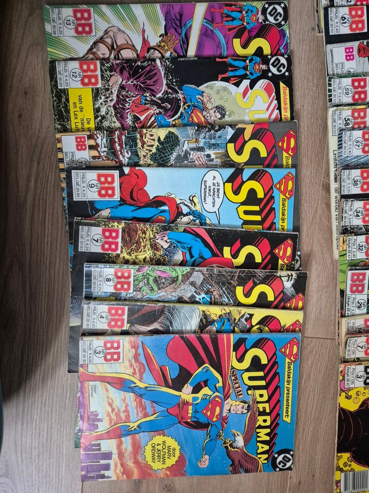 Prachtige partij Superman & DC Comics (34 stuks) - Baldakijn, Boeken, Meerdere stripboeken, Ophalen of Verzenden, Gelezen