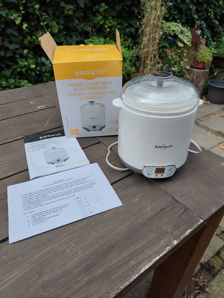 yoghurtmaker of babyfleswarmer, Overige typen, Kunststof, Ophalen of Verzenden, Zo goed als nieuw