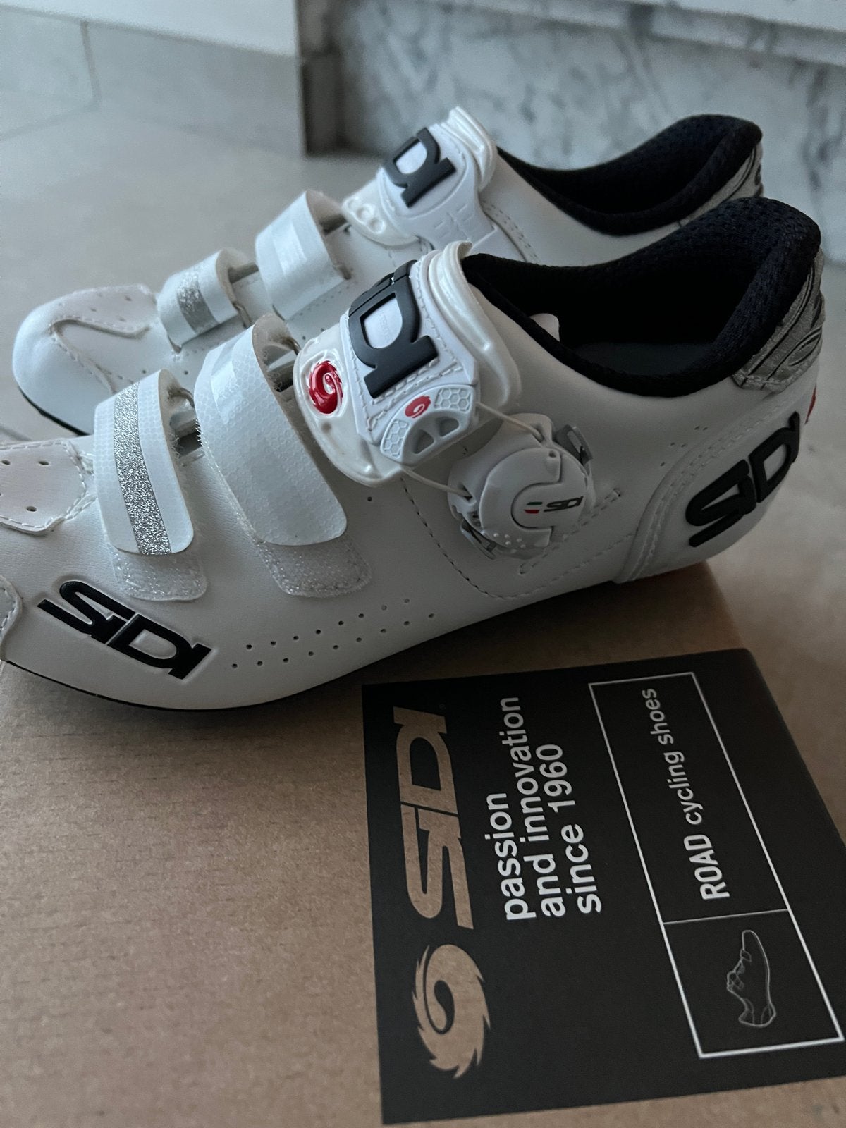 Sidi Racefiets Schoenen Wit - Maat 37 - Carbon Zool, Ophalen of Verzenden, Zo goed als nieuw, Kleding