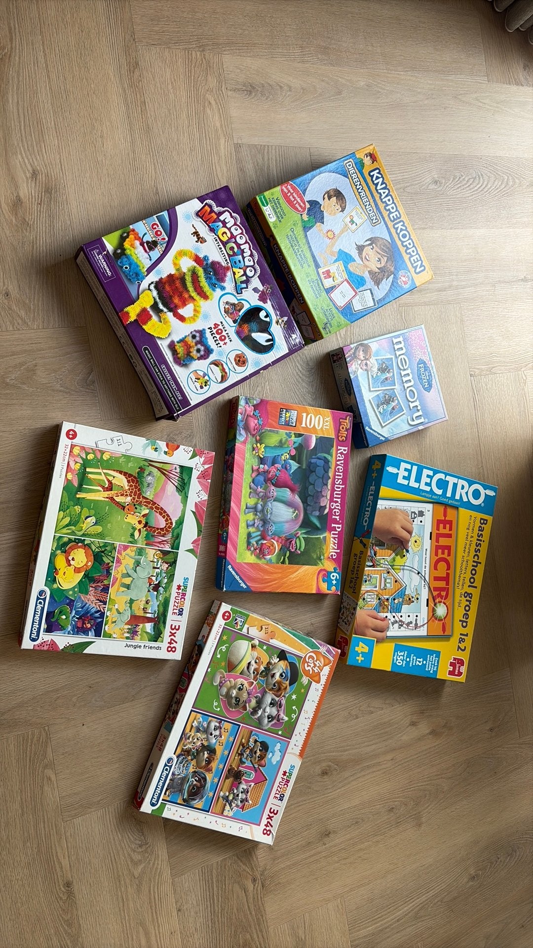 Kinderpuzzels en kinderspelletjes, Ophalen, Gebruikt, Puzzelen
