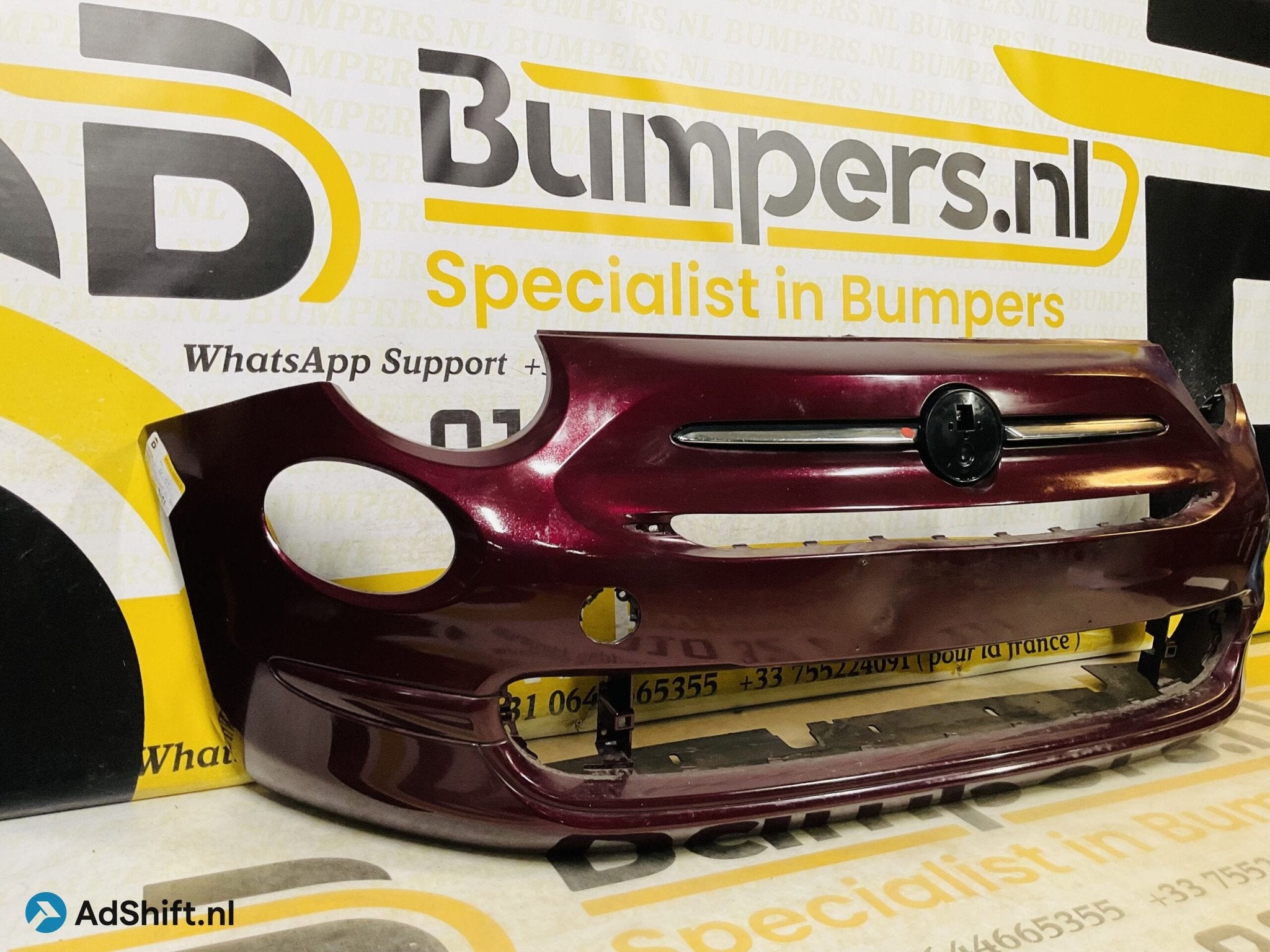 BUMPER Fiat 500 Facelift 2016-2021 VOORBUMPER 2-B8-9151z, Bumper