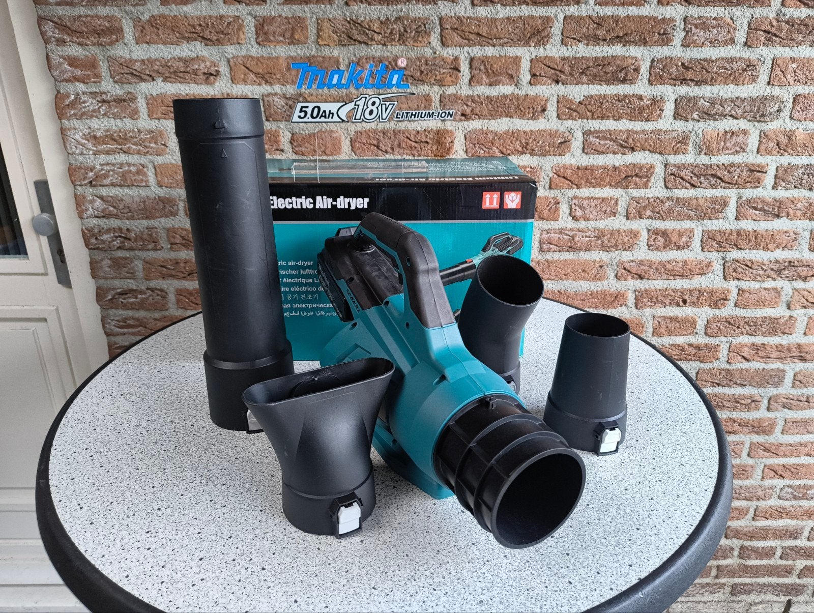 Krachtige Bladblazer voor Makita 18V Accu's (Body), Nieuw, Ophalen of Verzenden, Makita Compatible, Accu