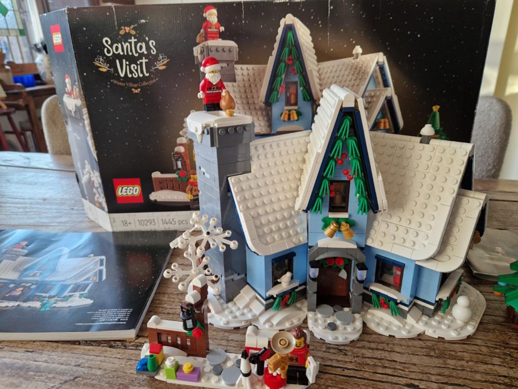 Lego 10293 santa's visit, Ophalen of Verzenden, Zo goed als nieuw