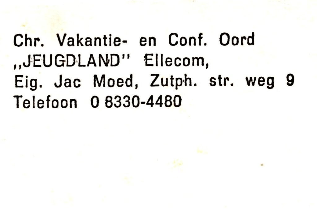 939702 Ellecom Jeugdland 1963 Postzegel afgeweekt, Verzamelen, Ophalen of Verzenden, 1960 tot 1980, Gelopen, Gelderland