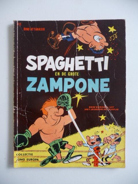 stripboek SPAGHETTI EN DE GROTE ZAMPONE -Collectie Jong Euro, Boeken, Stripboeken, Eén stripboek, Ophalen of Verzenden, Gelezen