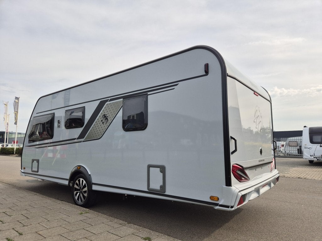 Knaus Sudwind Black Selection 580 UF ALDE verwarming, Caravans en Kamperen, Rondzit, Bedrijf, Reservewiel, Overige typen