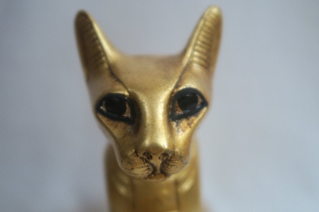 Egypte Toetanchamon replica, Overige stijlen, Kunststof, Museumgift, Goud