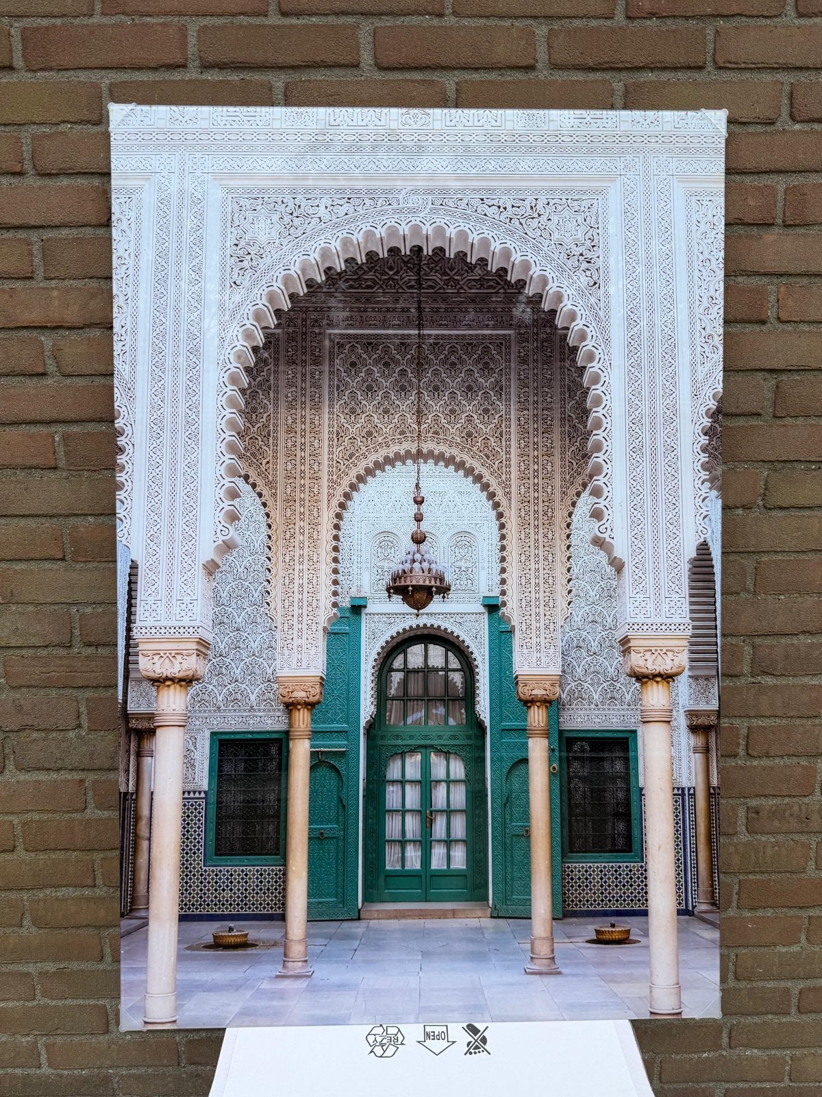 Marokkaanse Deur Print op Aluminium - Nieuw in Doos, Oorspronkelijke maker, Overige typen, Nieuw, Ophalen of Verzenden