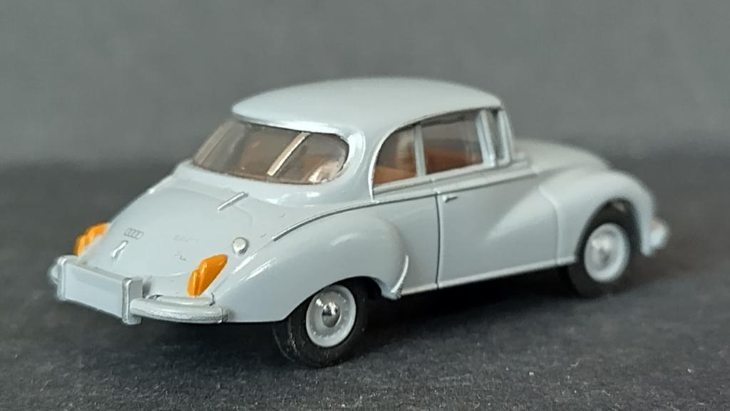 Dkw Auto Union 1000 s Grijs 1:87 Brekina Pol, Auto, Brekina gmbh, Info@brekina.de, Nieuw