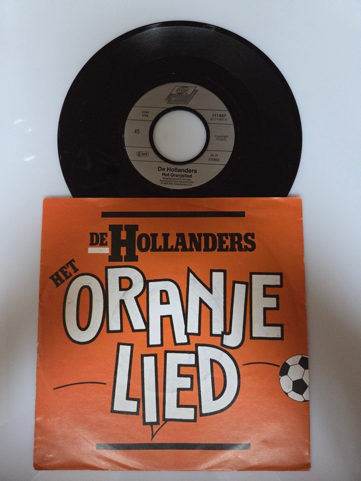 De Hollanders - Het orandje lied, Ophalen of Verzenden, Gebruikt, 7 inch, Nederlandstalig