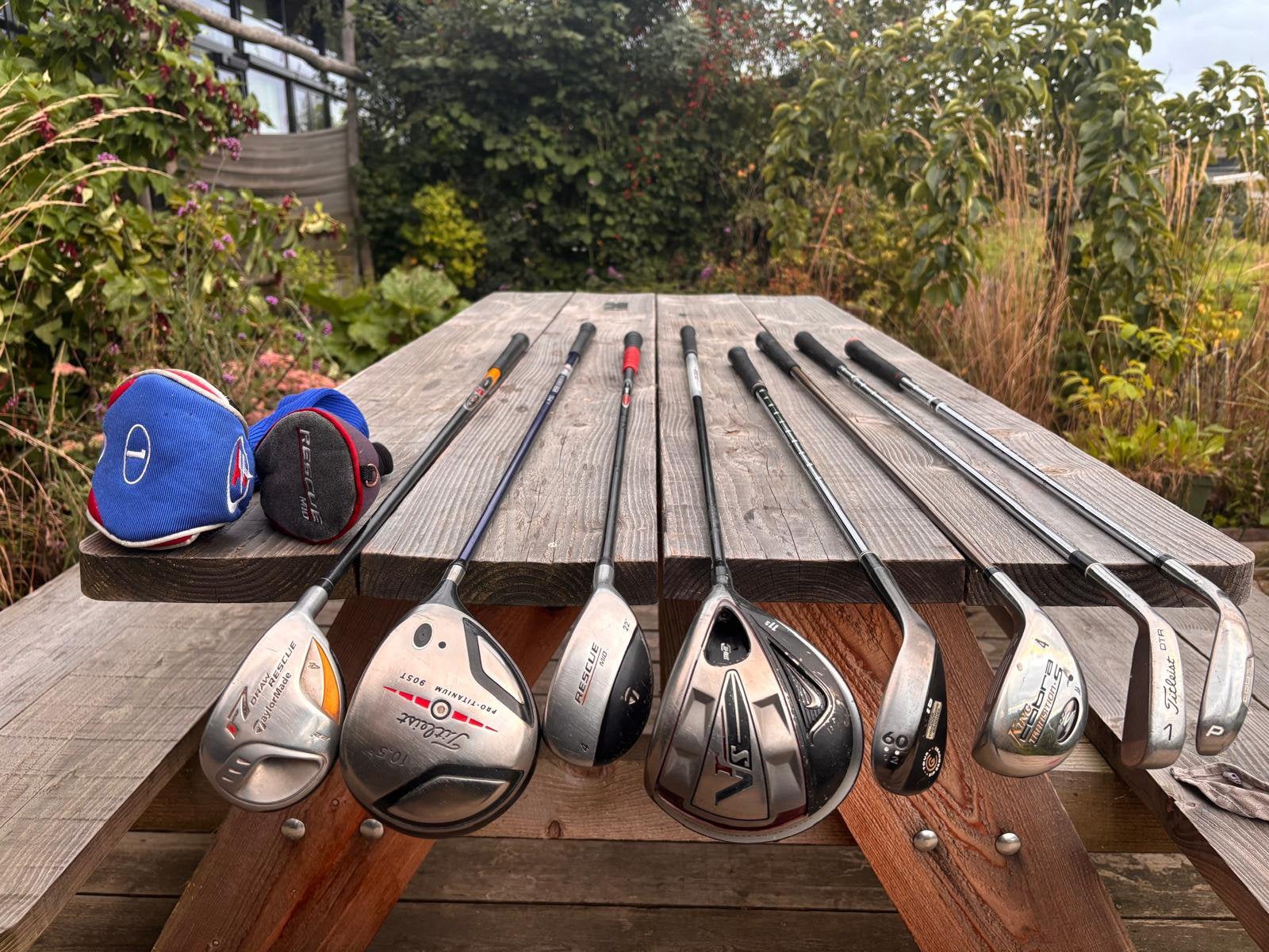 Golfclubs, 8 vintage verschillende merken (inclusief tas), Sport en Fitness, Ophalen of Verzenden, Gebruikt, Club