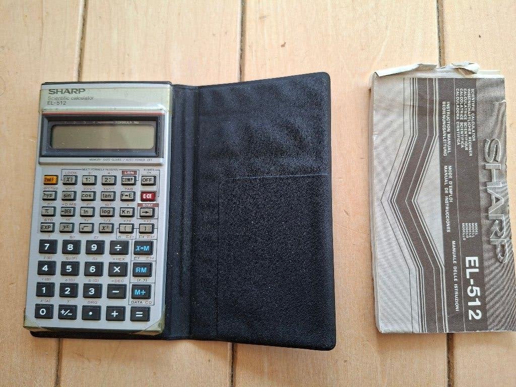 Sharp scientific calculator el-512, Diversen, Ophalen of Verzenden, Gebruikt