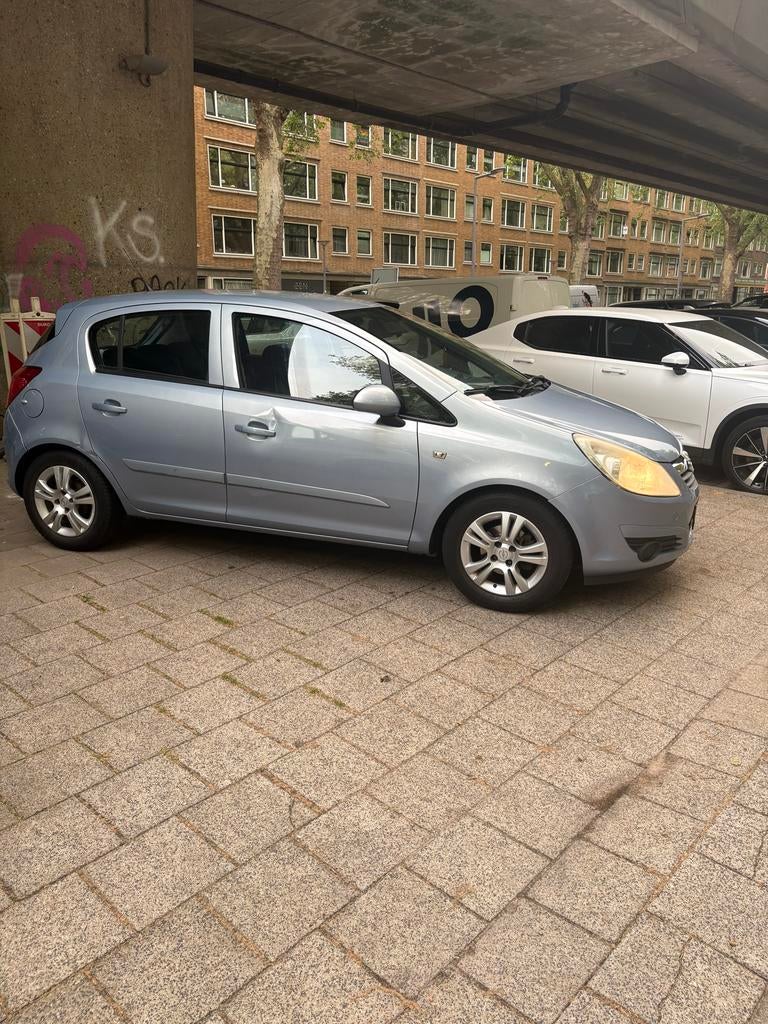 Opel Corsa 1.2 16V 5D 2007 Blauw, Voorwielaandrijving, Euro 5, Zwart, 4 cilinders