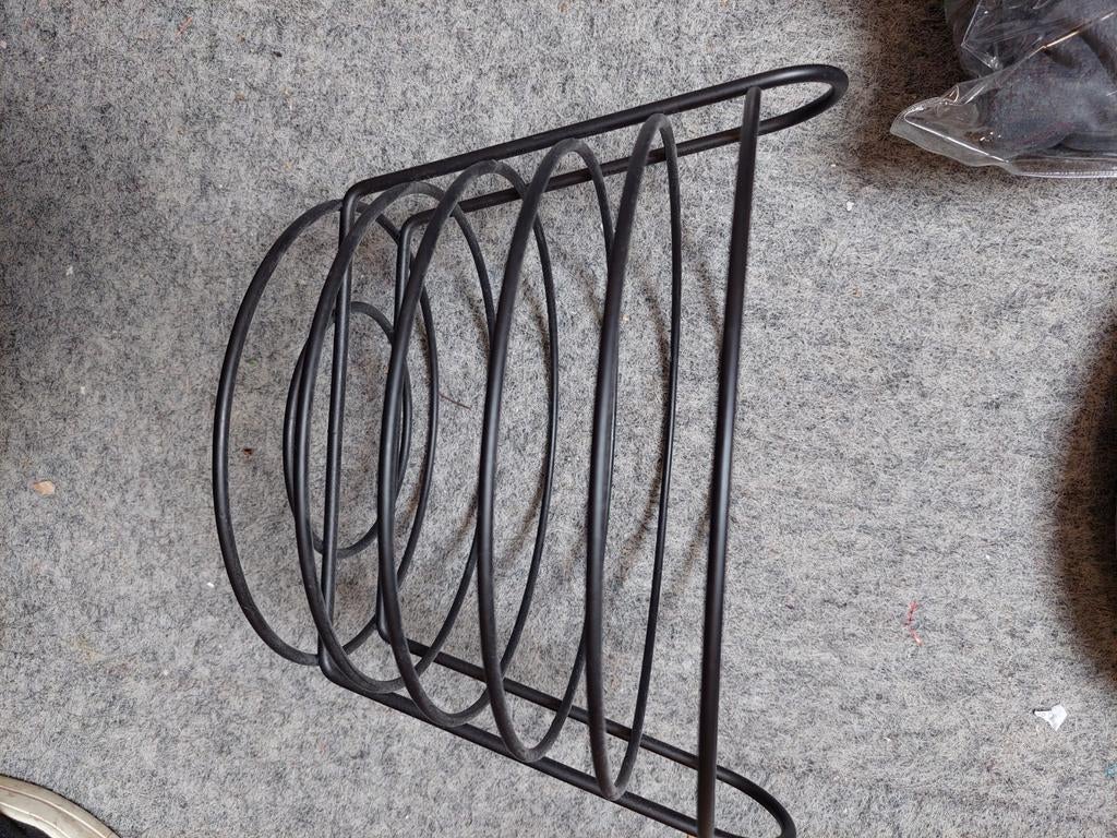 Zwart metalen fruitmand nieuw, Ophalen of Verzenden, Nieuw, Zwart, Metaal