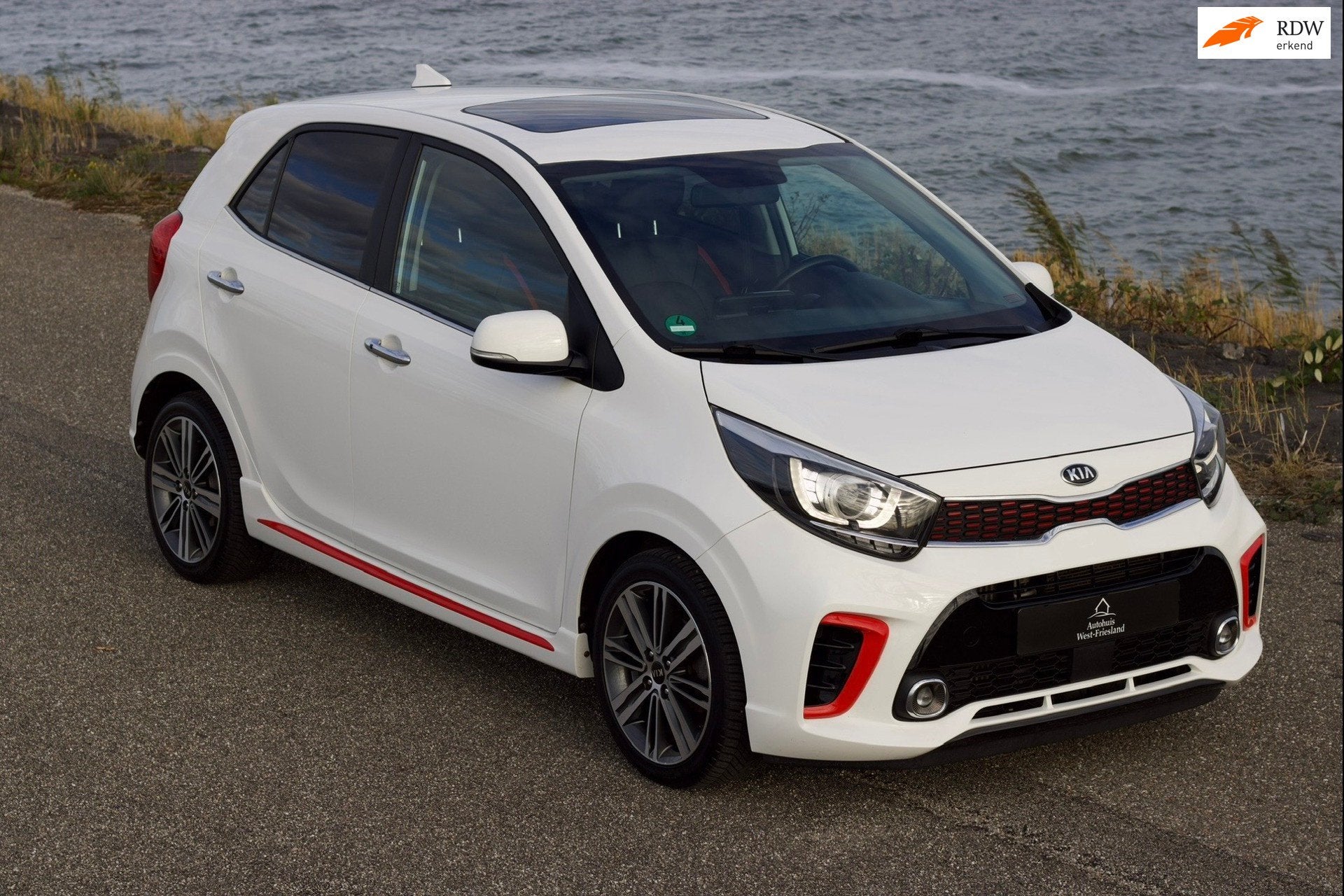 Kia PICANTO 1.0 T-GDi GT-Line | FULL OPTIONS! | SCHUIFDAK, Auto's, Voorwielaandrijving, Dealer onderhouden, Gebruikt, 920 kg