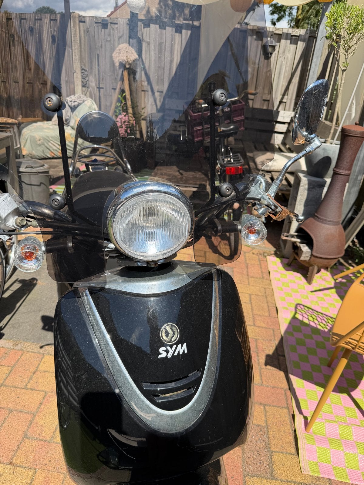 Sym Allo scooter, zwart, gebruikt, Ophalen, Gebruikt, Maximaal 45 km/u, Allo