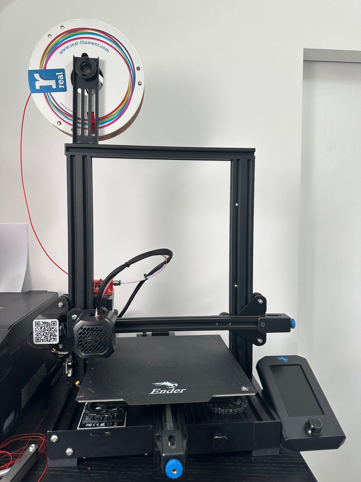 Creality Ender 3 V2 3D Printer + Upgrades & Accessoires, Ophalen, Zo goed als nieuw, 3 of meer, Filament