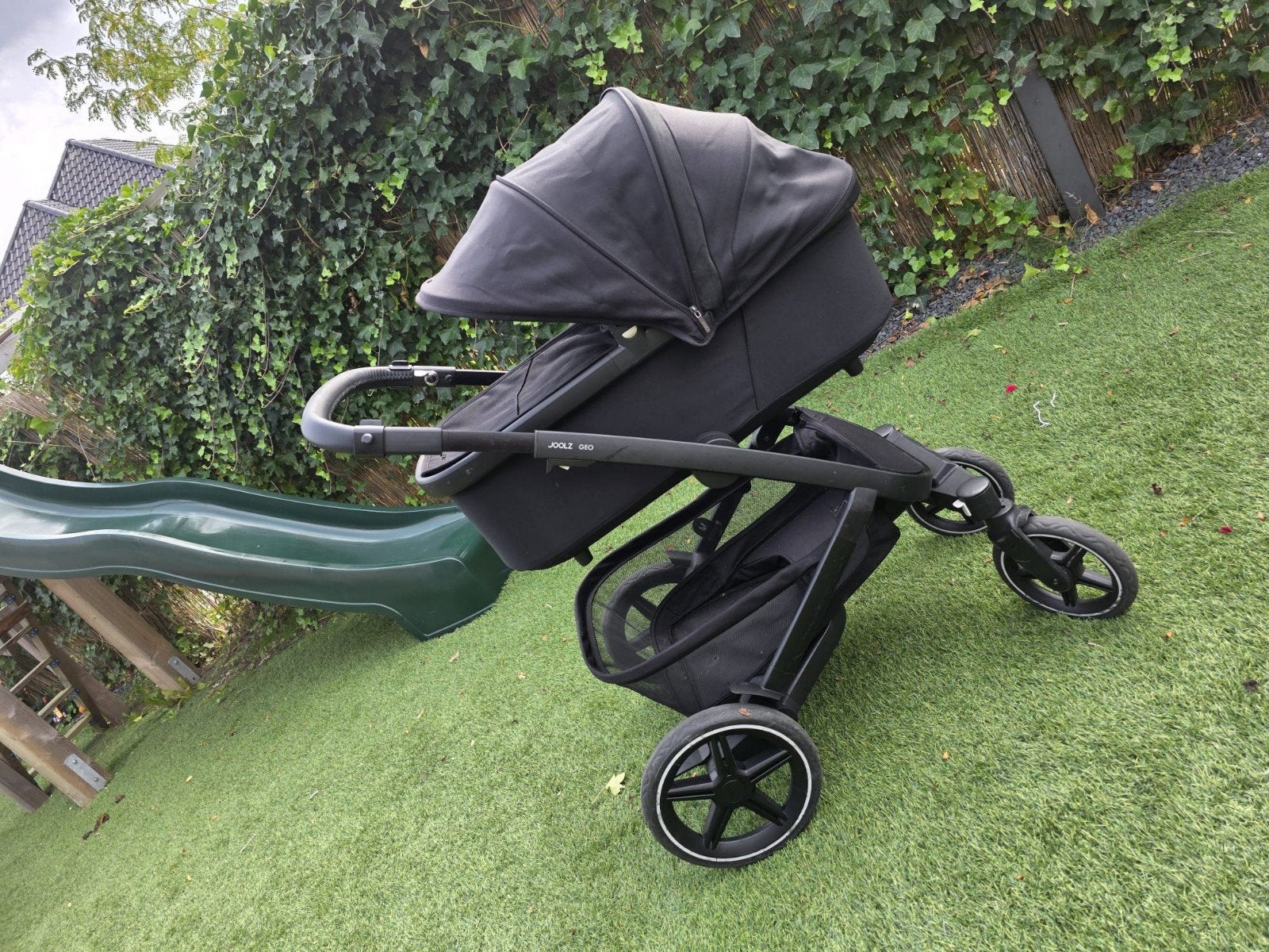 Joolz Geo3 kinderwagen - Zwart, zeer nette staat, Kinderen en Baby's, Zo goed als nieuw, Combiwagen, Met reiswieg, Ophalen